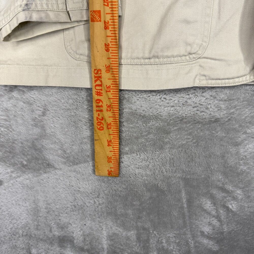 VTG Orvis Jacket Blazer Mens XXL Ivory Zambezi Fishing Elbow Patches Pockets 90s - Picture 4 of 12